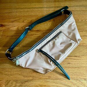 NWOT ♡ Co-Lab ♡ Nylon & Vegan Leather Belt Bag / Crossbody Sling